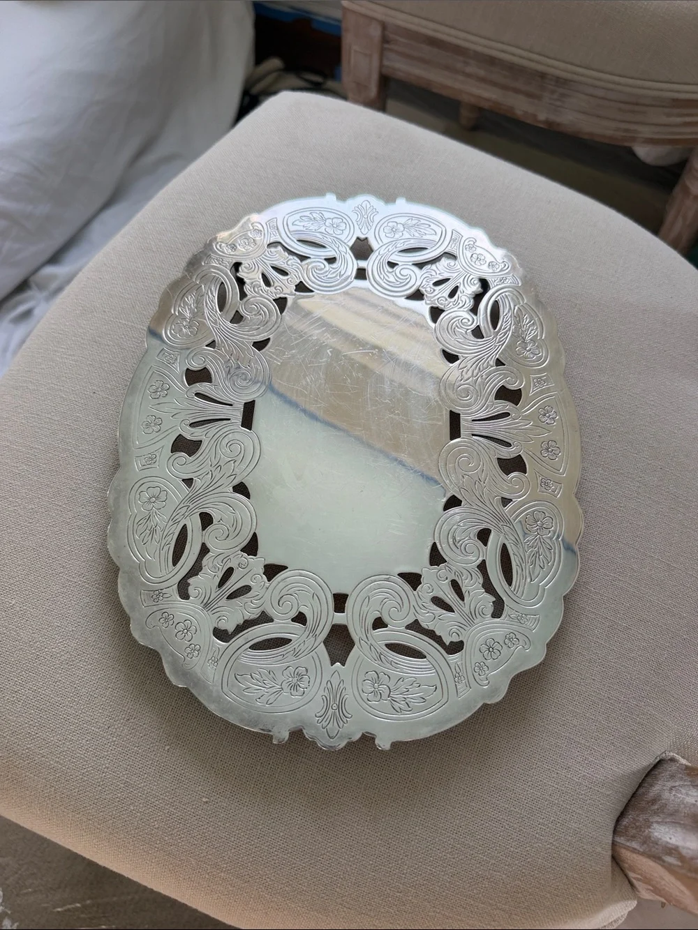 Vintage Wallace Silver Plate Trivet